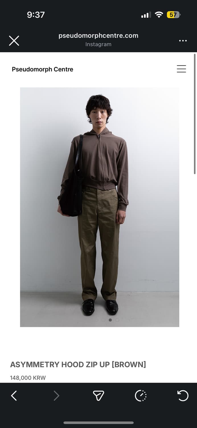 Artparment asymmetry hood zip up 상품이미지2