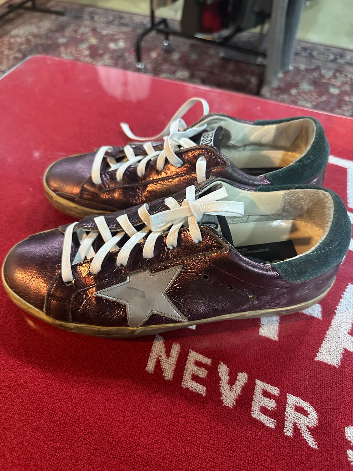 골든구스 스니커즈 퍼플 230사이즈 상품이미지5