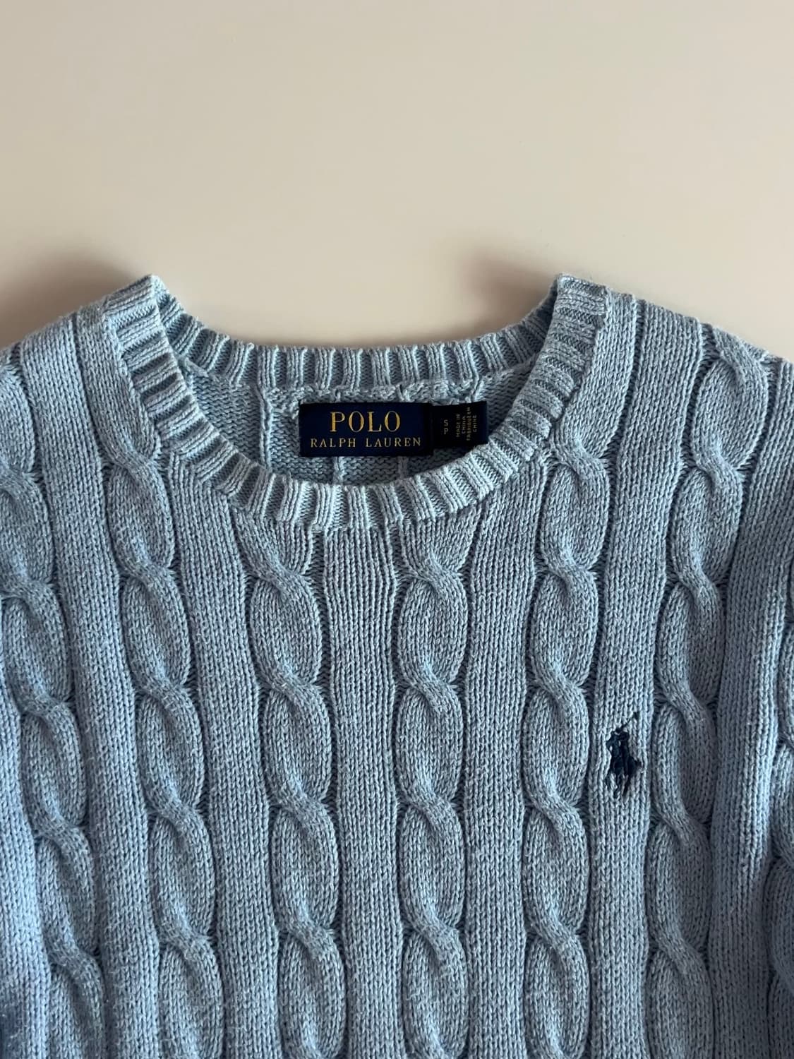 폴로 랄프로렌 케이블 니트 S 상품이미지3