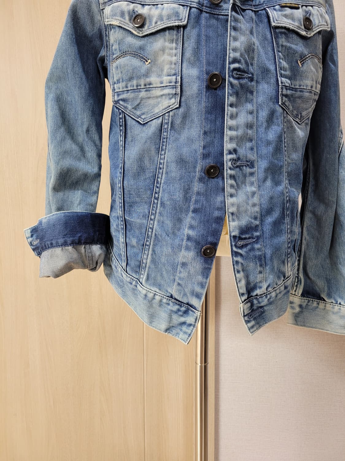 지스타 G-STAR RAW 3301 남자 데님 자켓 L 블루 상품이미지4