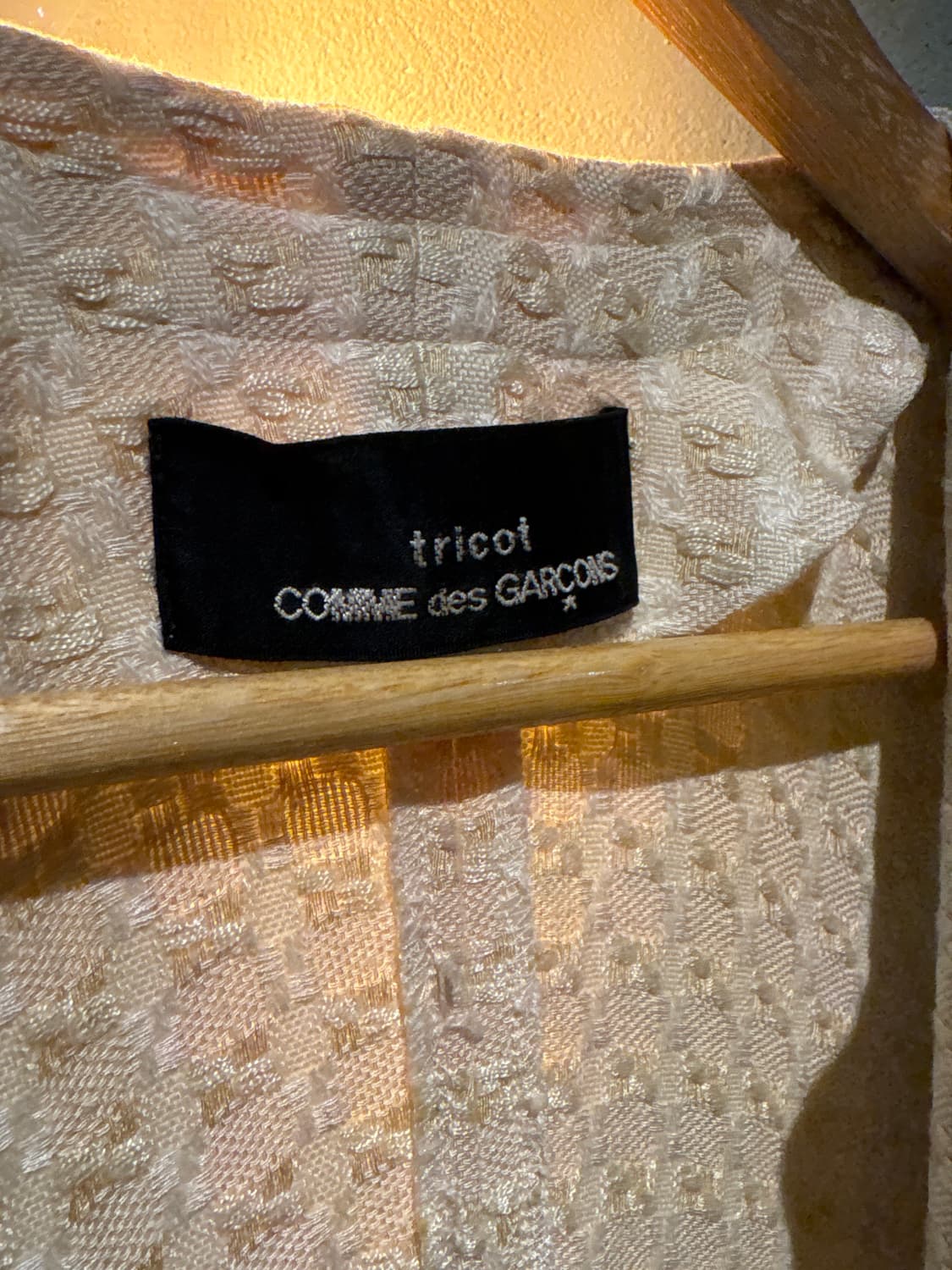 꼼데가르송 트리콧 가디건 상품이미지2