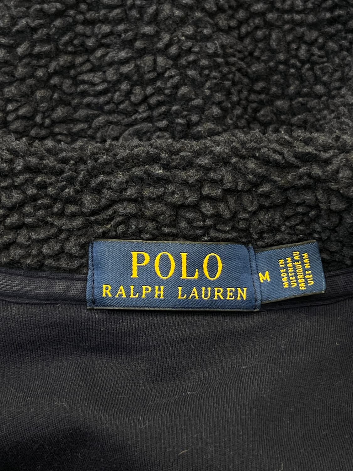 폴로 랄프로렌 네이비 쉐르파 플리스 집업 상품이미지4