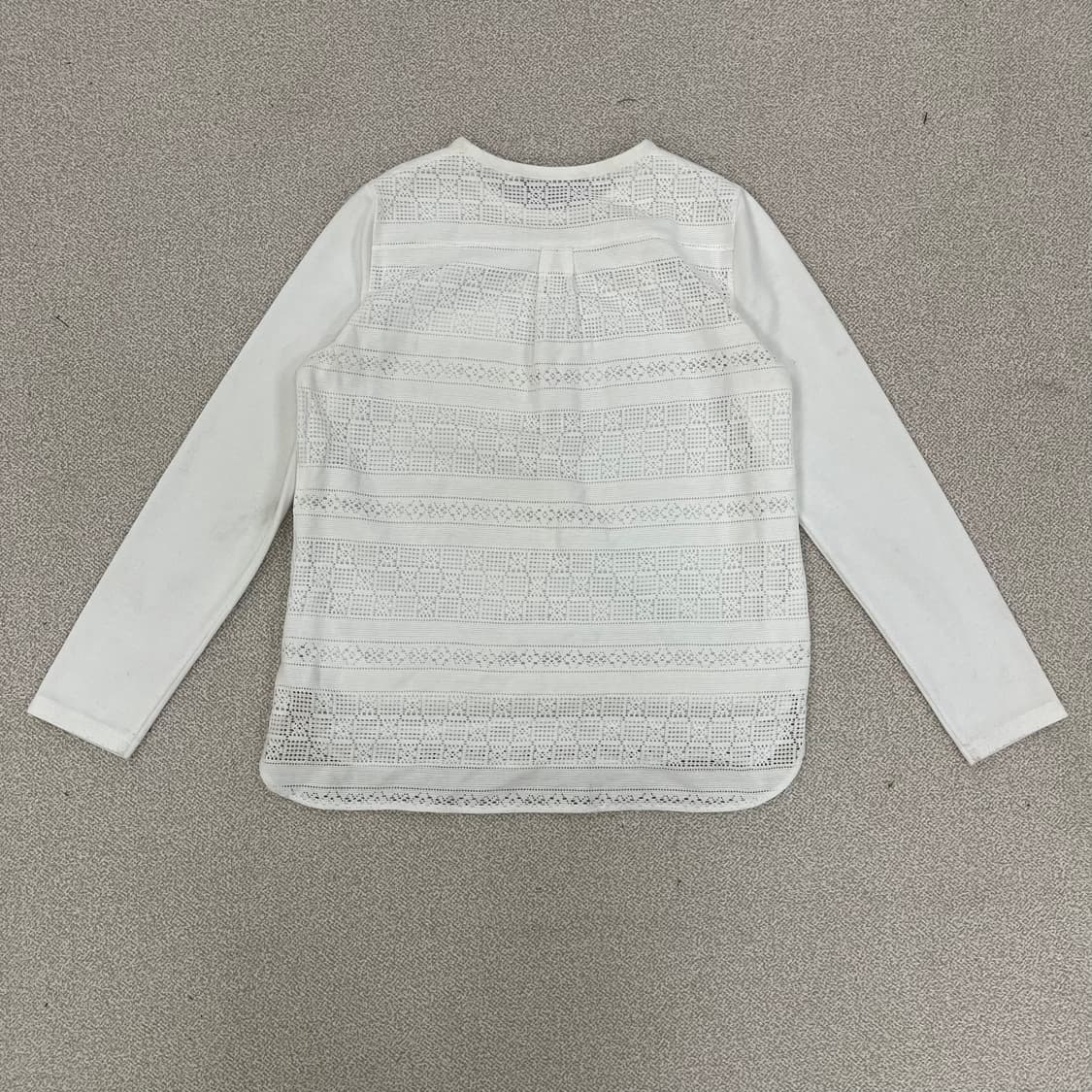 [실측확인] 닥스 여성 레이스 긴팔 티셔츠 0116M1 상품이미지3