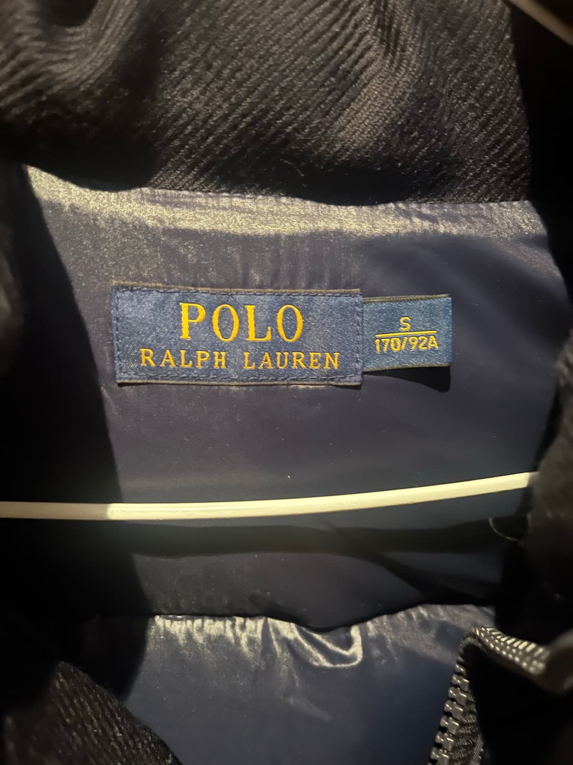 정품 폴로 랄프로렌 블랙 패딩 S 상품이미지2