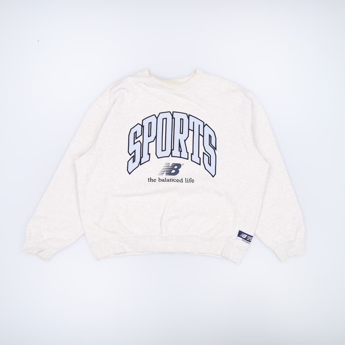 [M] 뉴발란스 남성 빅로스 기모 맨투맨 긴팔티 0108J  상품이미지1