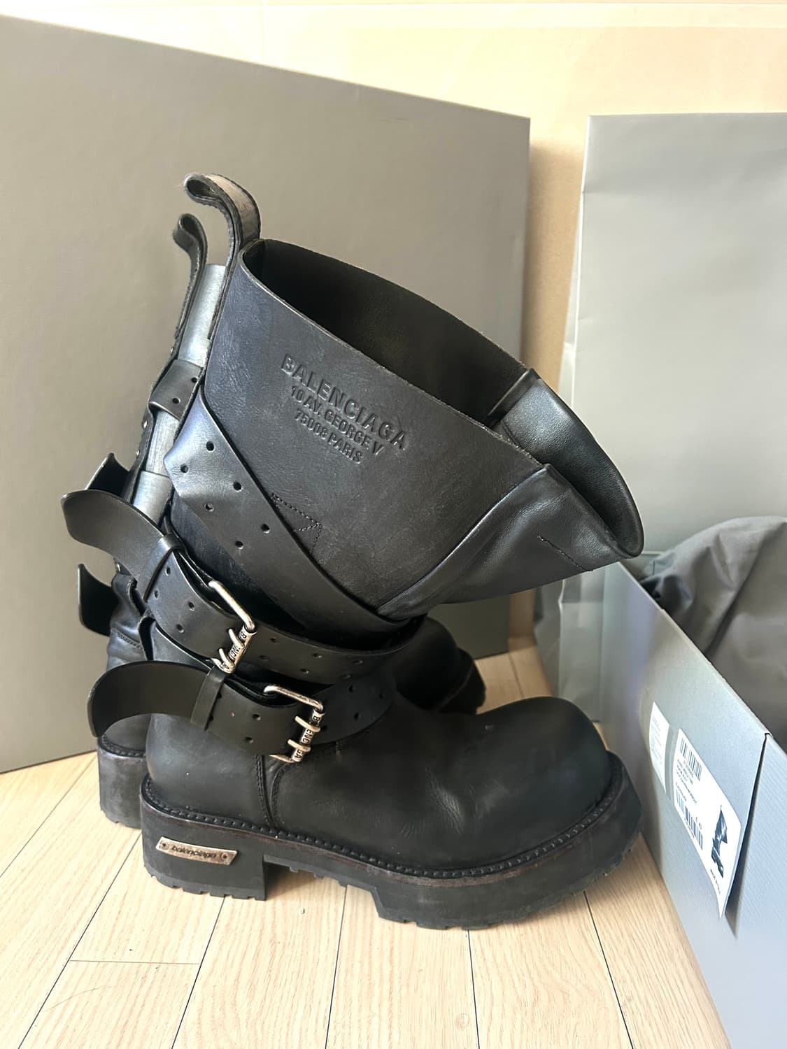 발렌시아가 베놈 부츠 하이 43 상품이미지2