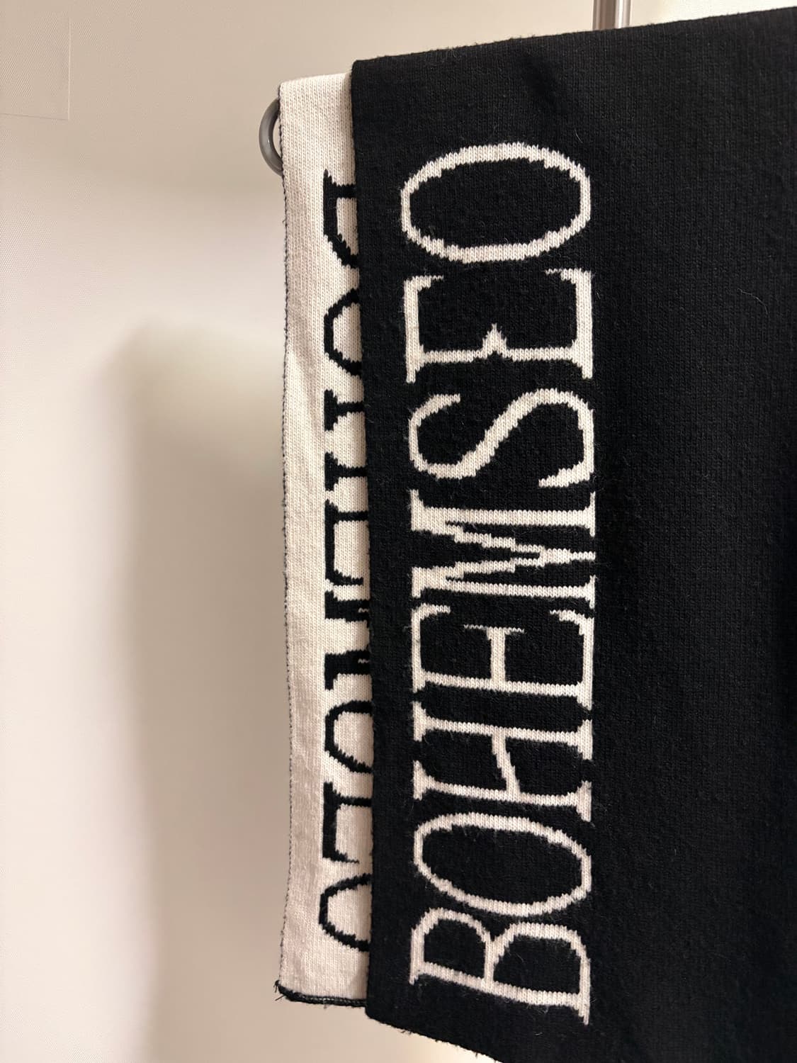 보헤미안서울 자카드 니트 머플러 상품이미지4