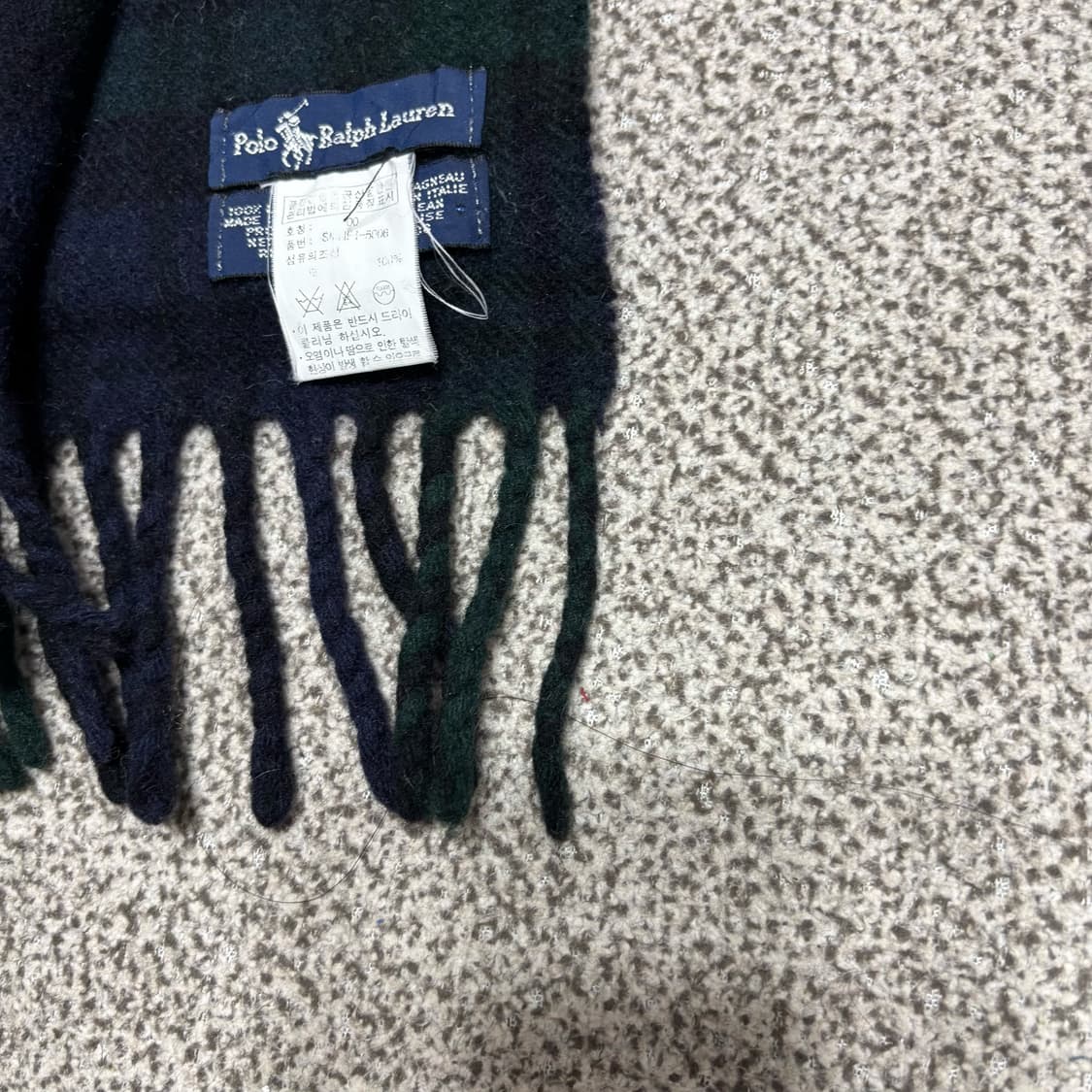 [택포,램스울100] 폴로 랄프로렌 이태리 머플러 목도리 [A] 상품이미지3