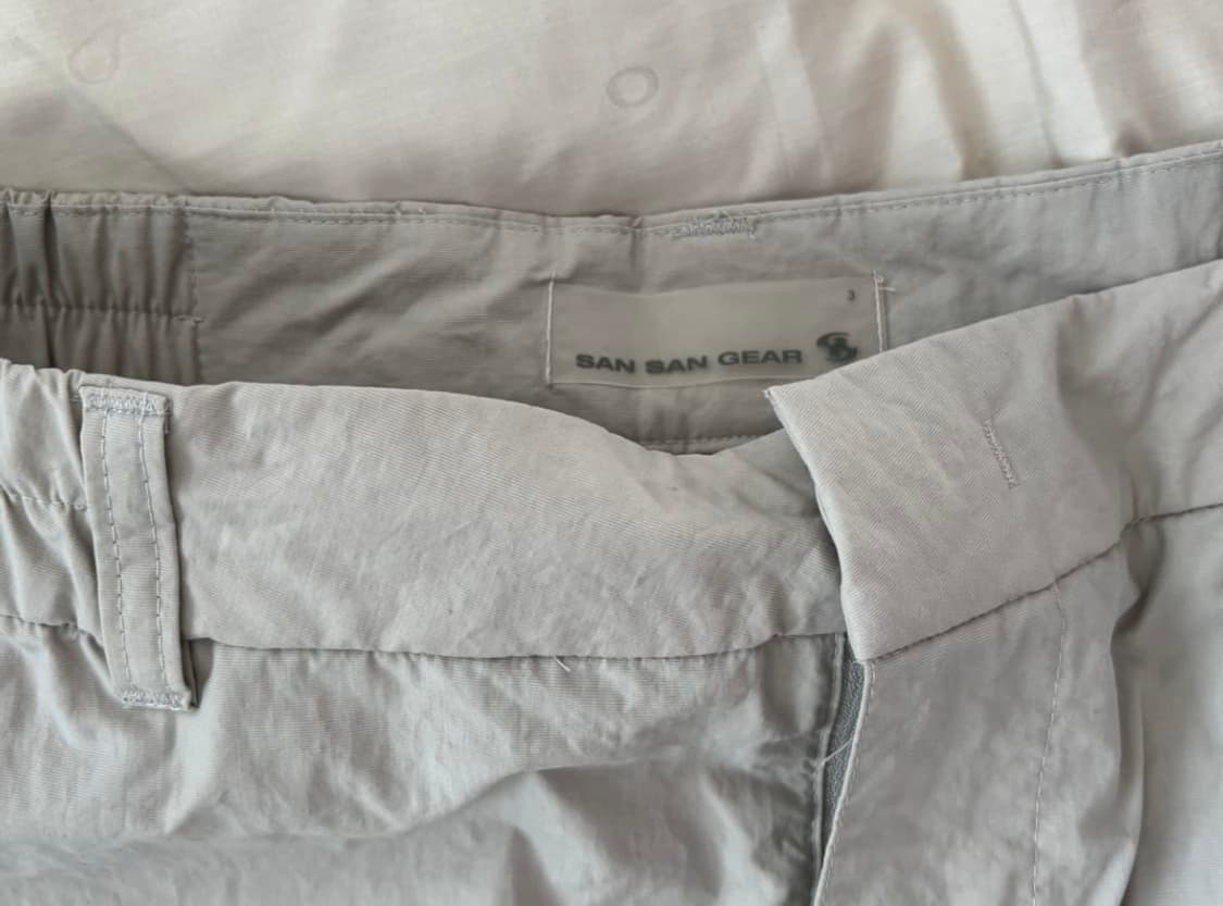 SAN SAN GEAR SIDE SNAP PANTS LICE BEIGE] 상품이미지5