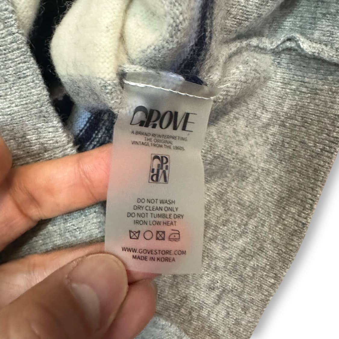 그로브 크롭 니트 상품이미지5