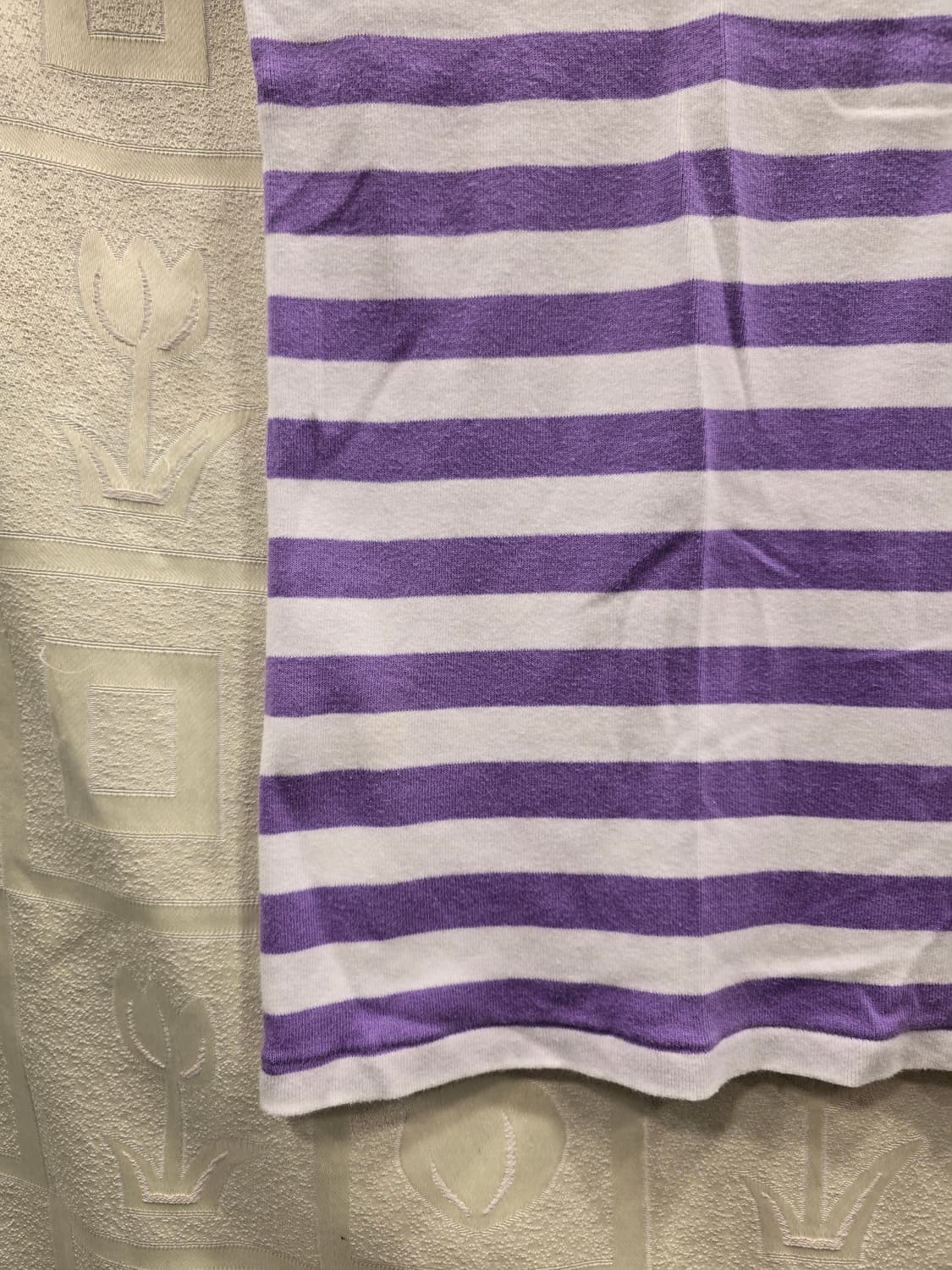 랄프로렌 퍼플 스트라이프 반팔티 XS(44) 상품이미지4
