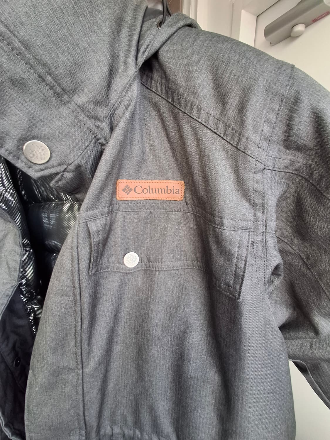 컬럼비아 그레이 패딩 상품이미지5