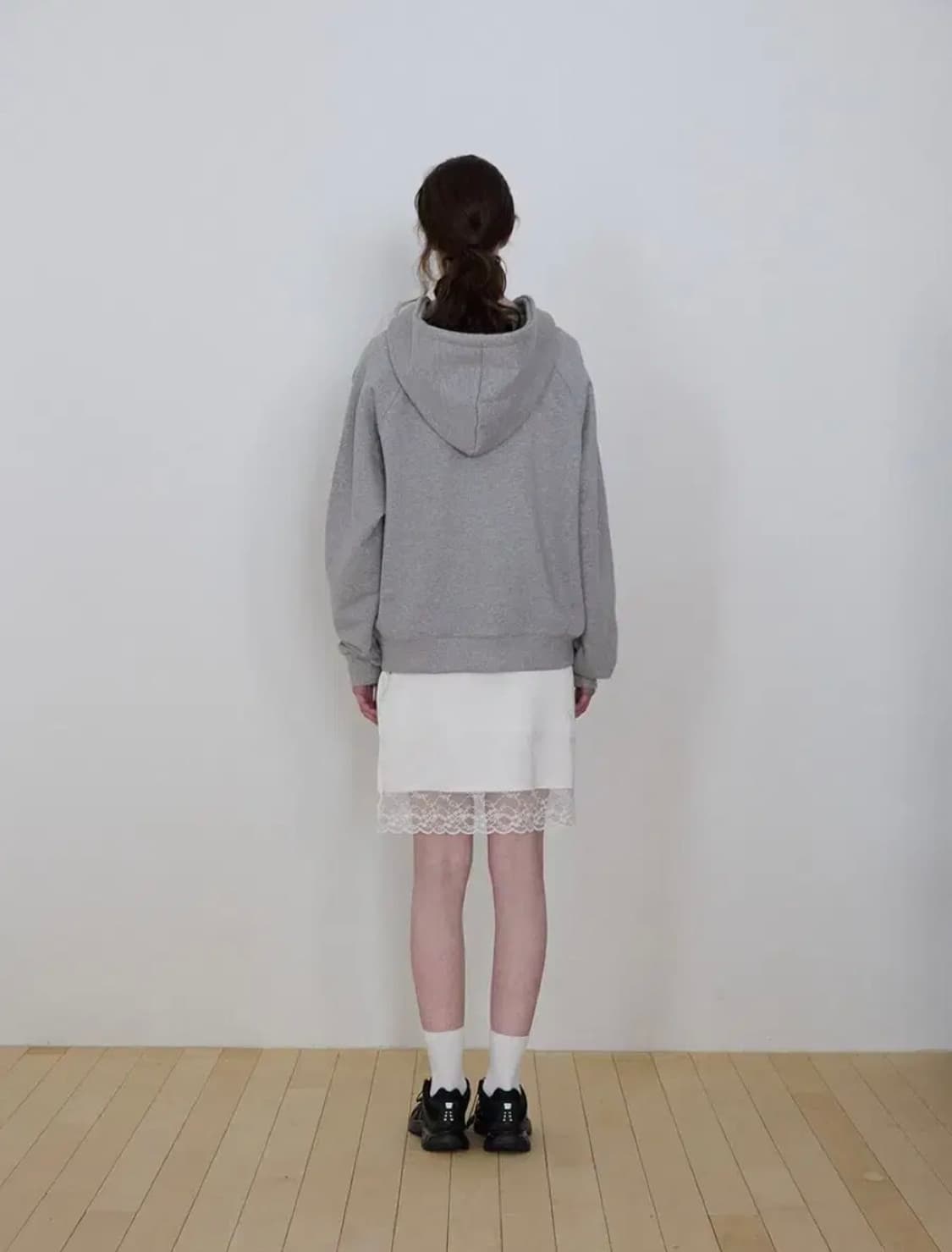 무드에디션 그레이 후드집업 상품이미지4