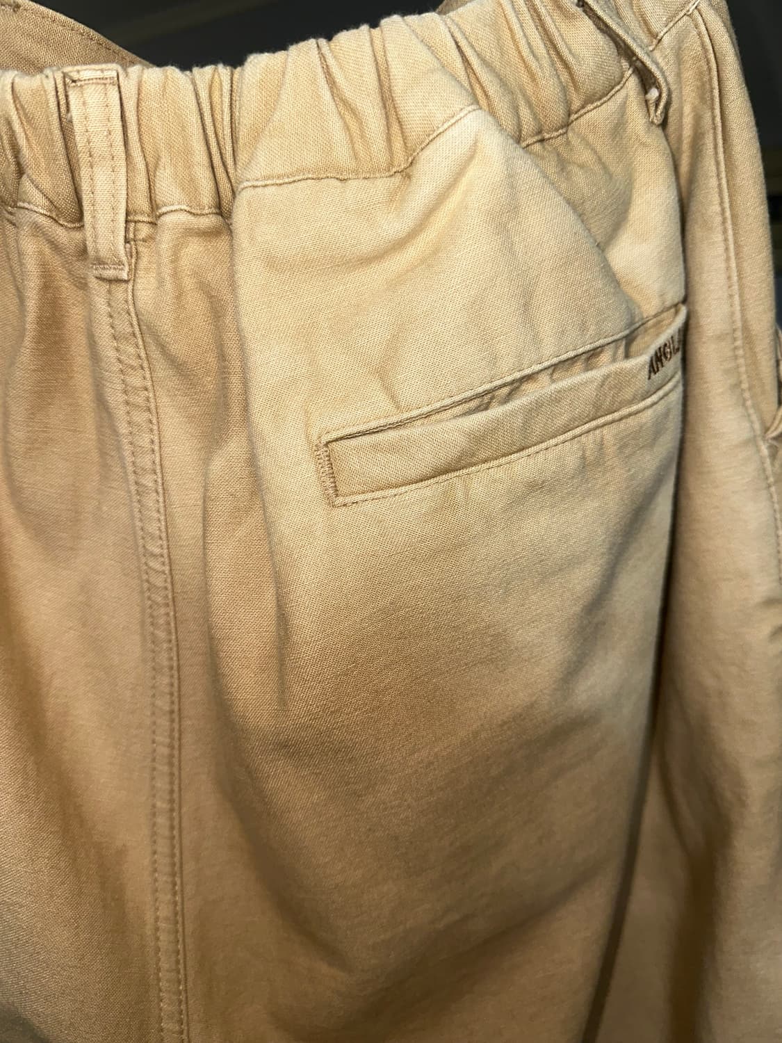 하자상품) 앵글런 롱턱 윙팬츠 베이지 상품이미지8