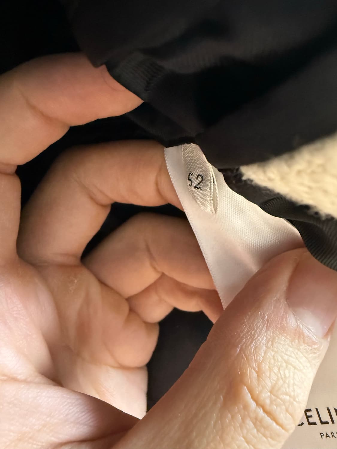 셀린 울 테디 베이스볼 자켓 52사이즈 상품이미지6