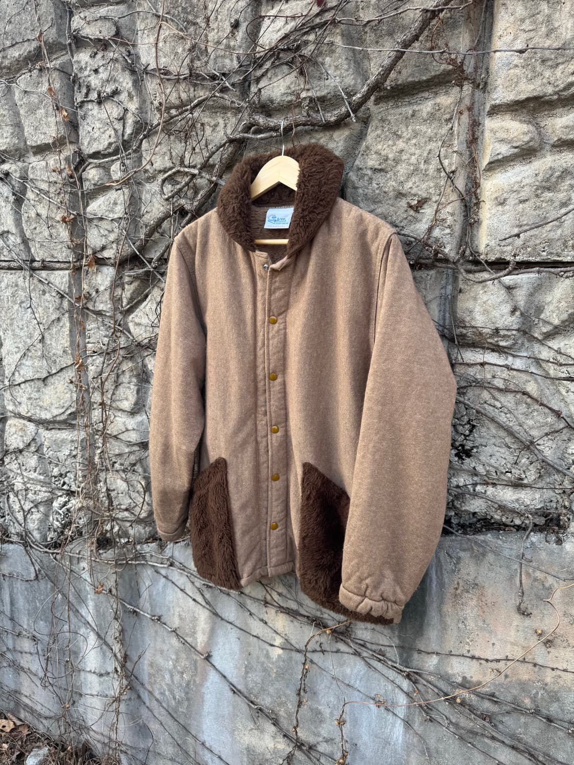 80~90s gem sportswear 빈티지 미군 곰내피 쉐르파 자켓 상품이미지3