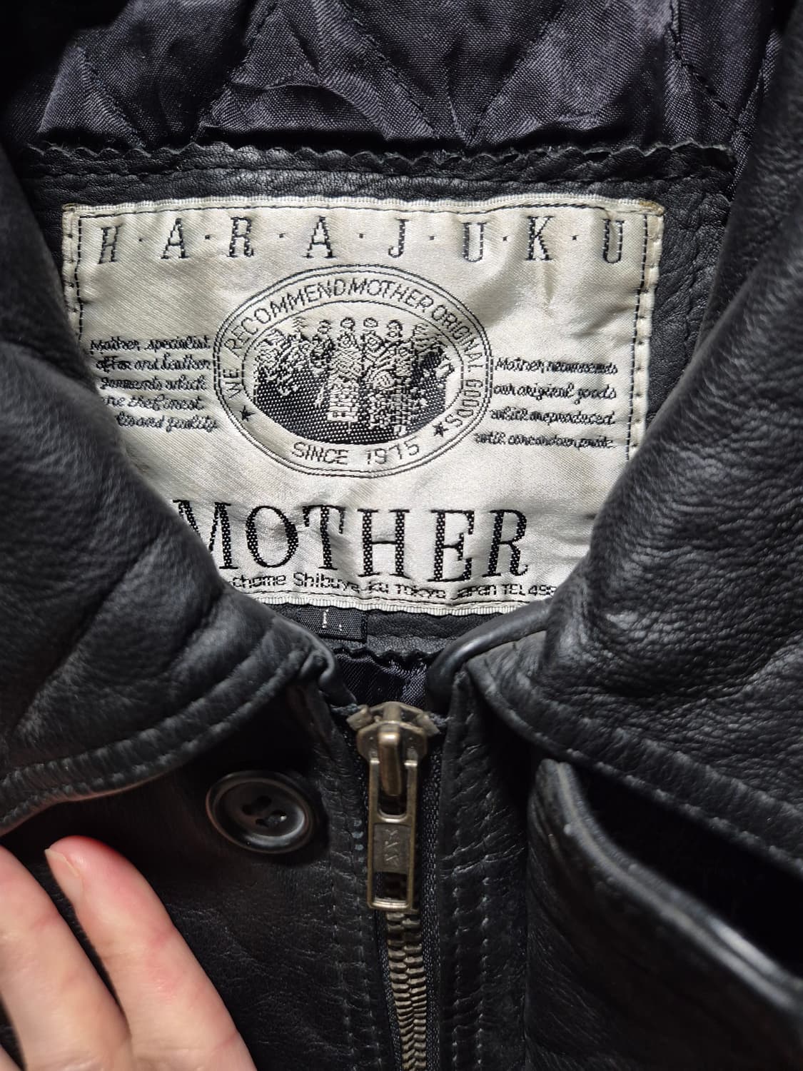 (세일)JPN빈티지. 소가죽 카코트 블랙 상품이미지5