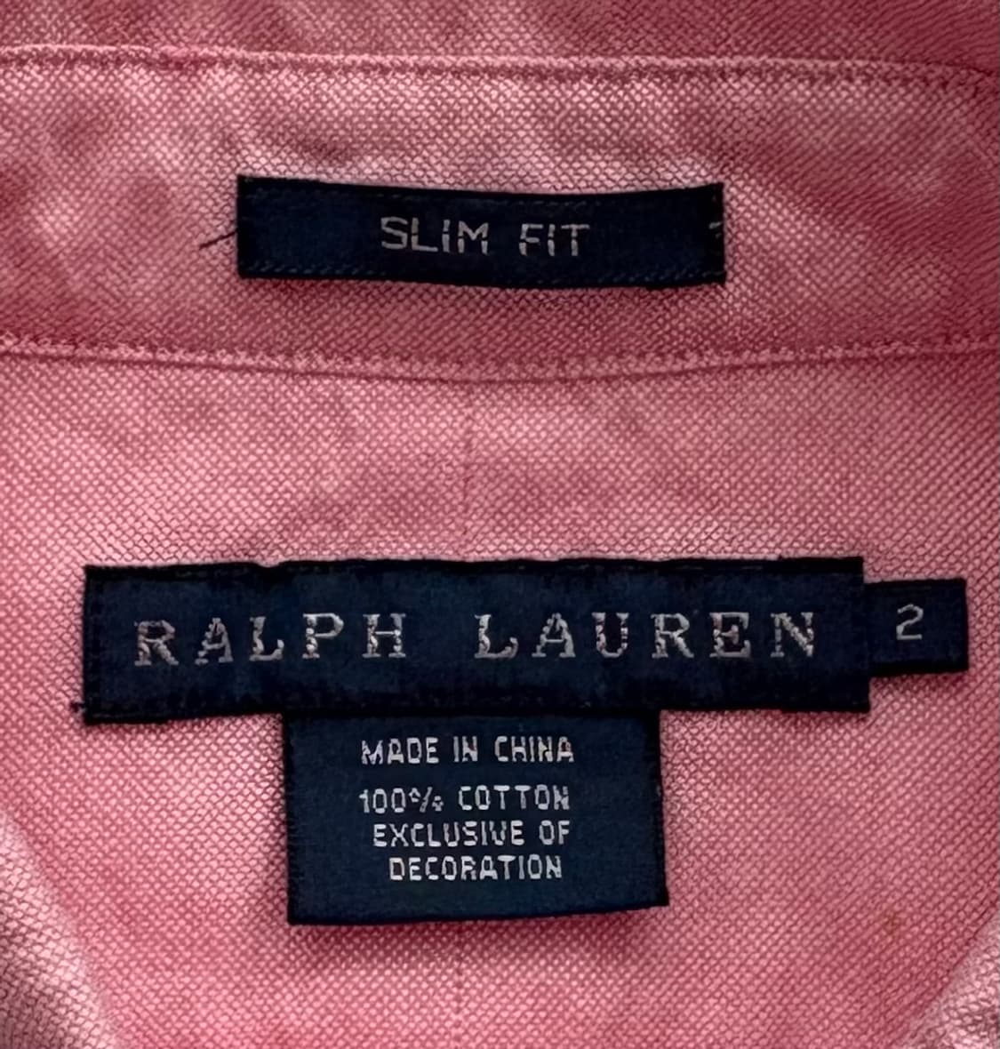 Polo 폴로랄프로렌 옥스포드 핑크 셔츠 상품이미지4