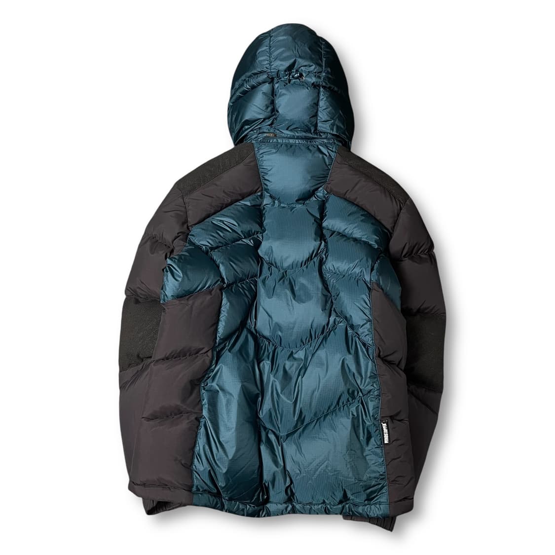 몽벨 투톤 배색 구스다운 패딩 점퍼 105 상품이미지3