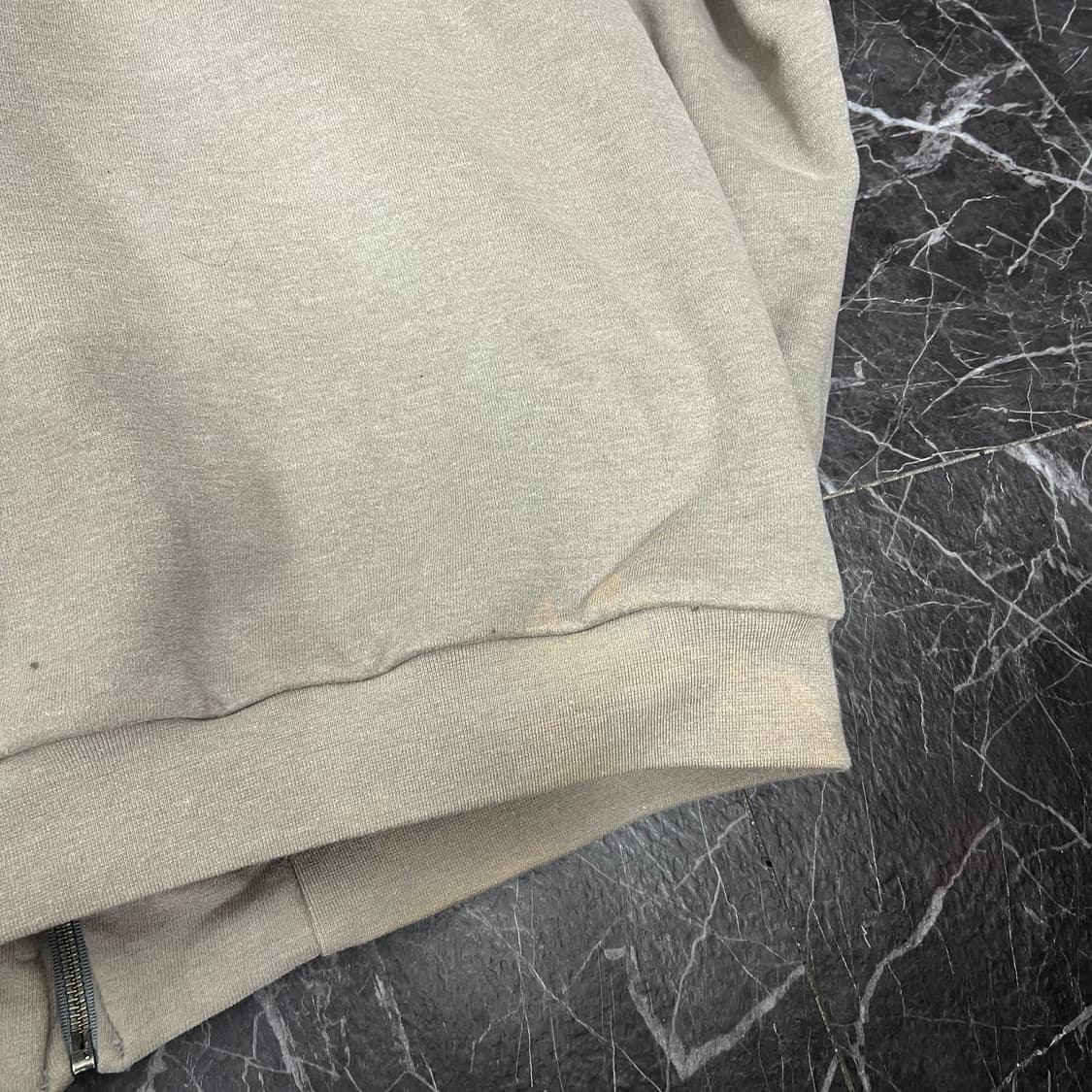 칼하트 오리지널 사각로고 후드집업 그레이 상품이미지7