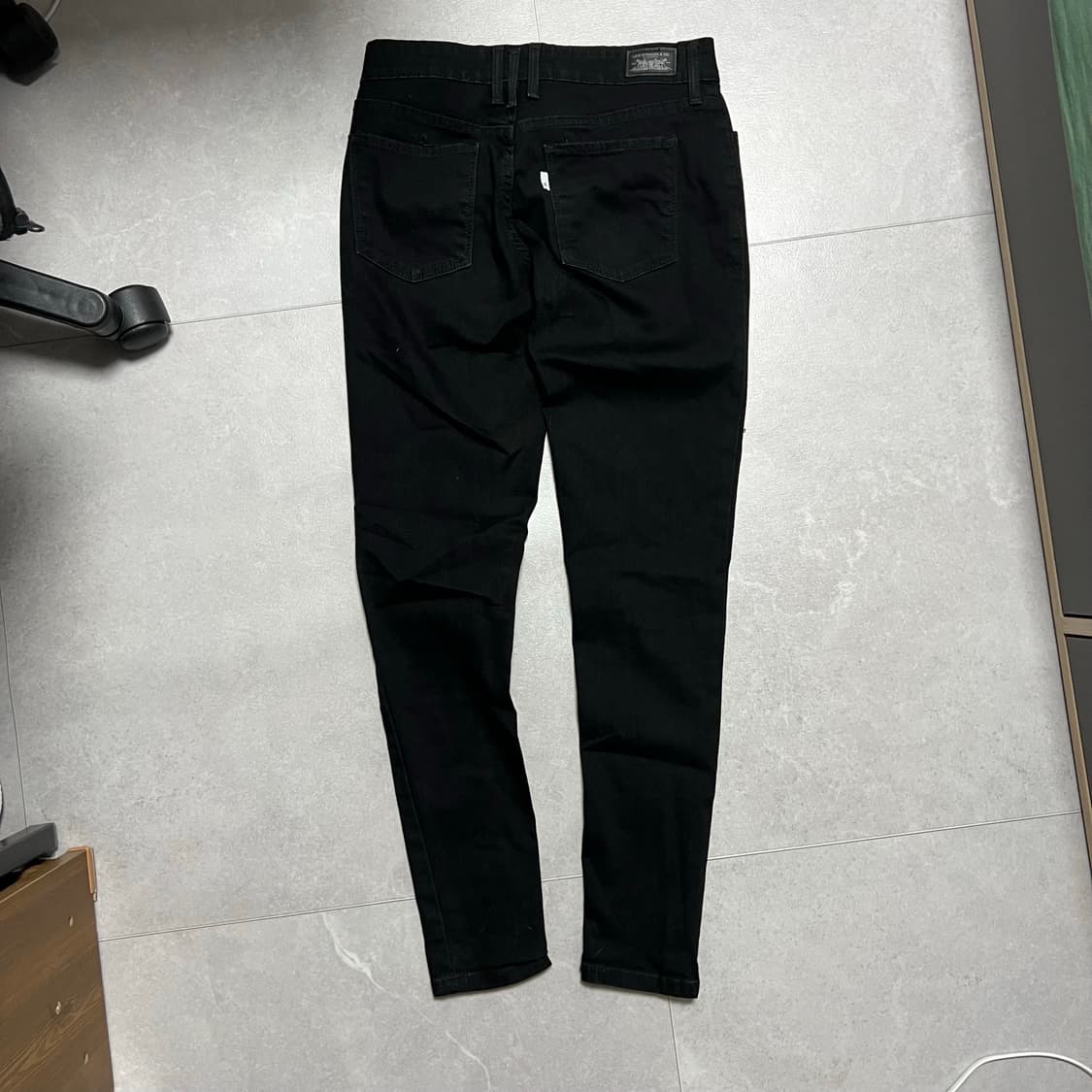 [28] 리바이스 화이트탭 블랙진 블랙데님청바지 28x30 상품이미지3