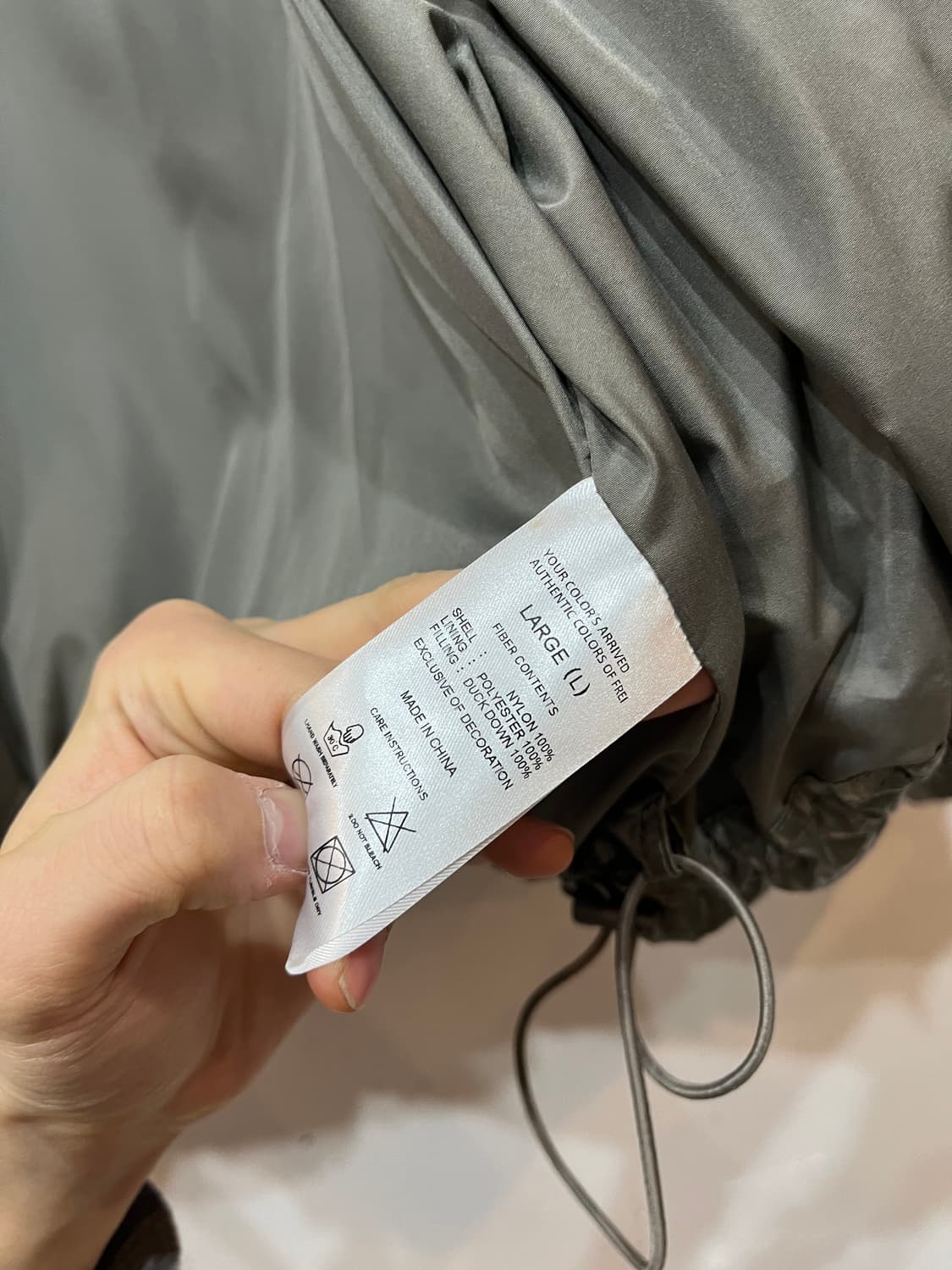 FREI 프라이 숏 다운 푸퍼 패딩 L 상품이미지5