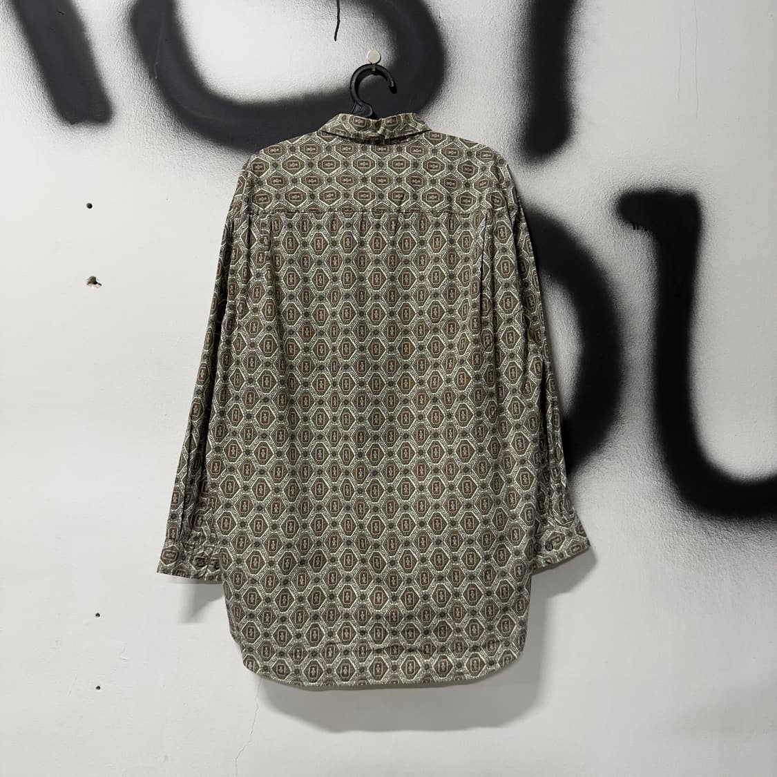 VTG 빈티지 빅사이즈 에스닉 풀 패턴 원포켓 셔츠 상품이미지2