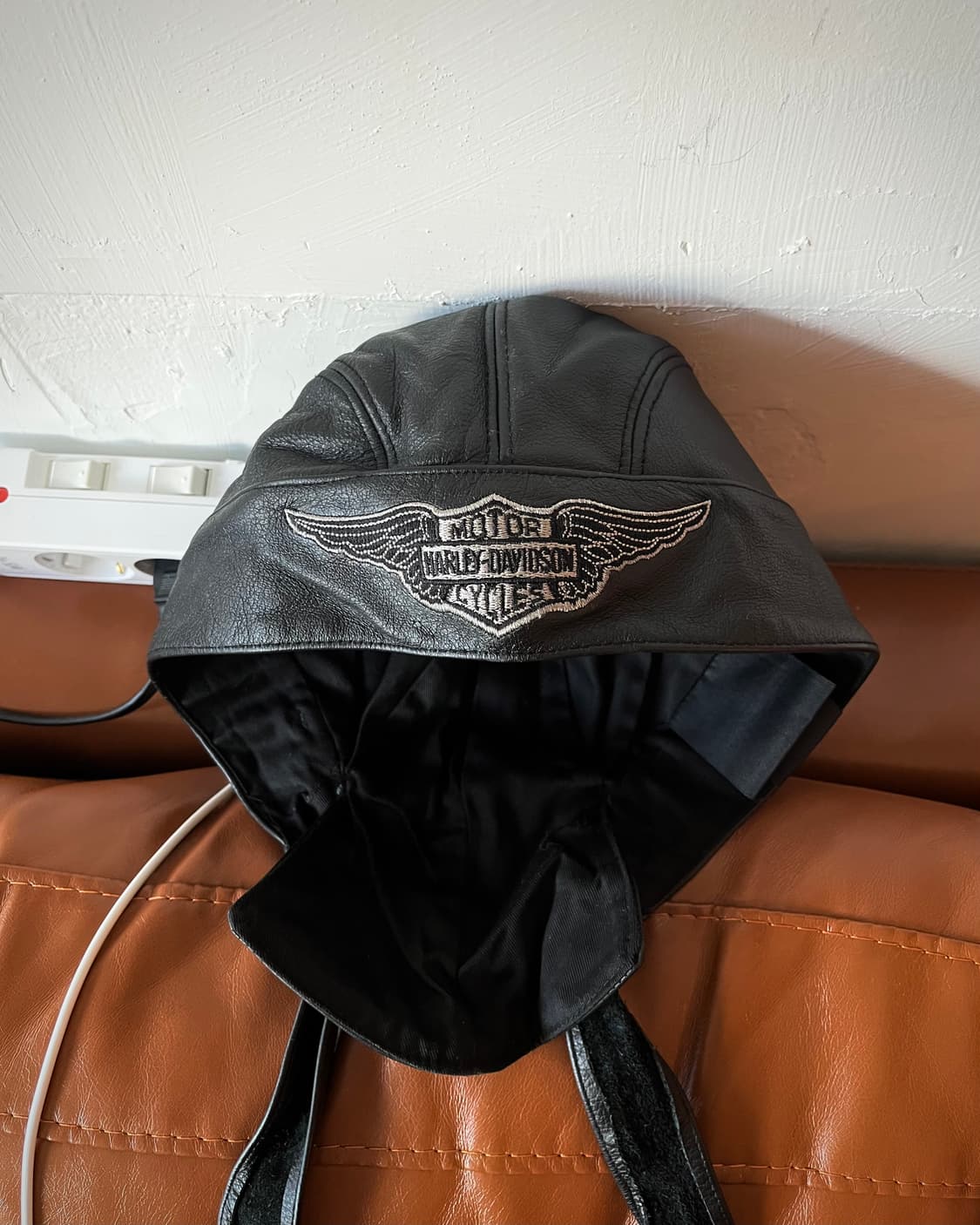 Harley Davidson Cowhide Leather Durag 상품이미지5