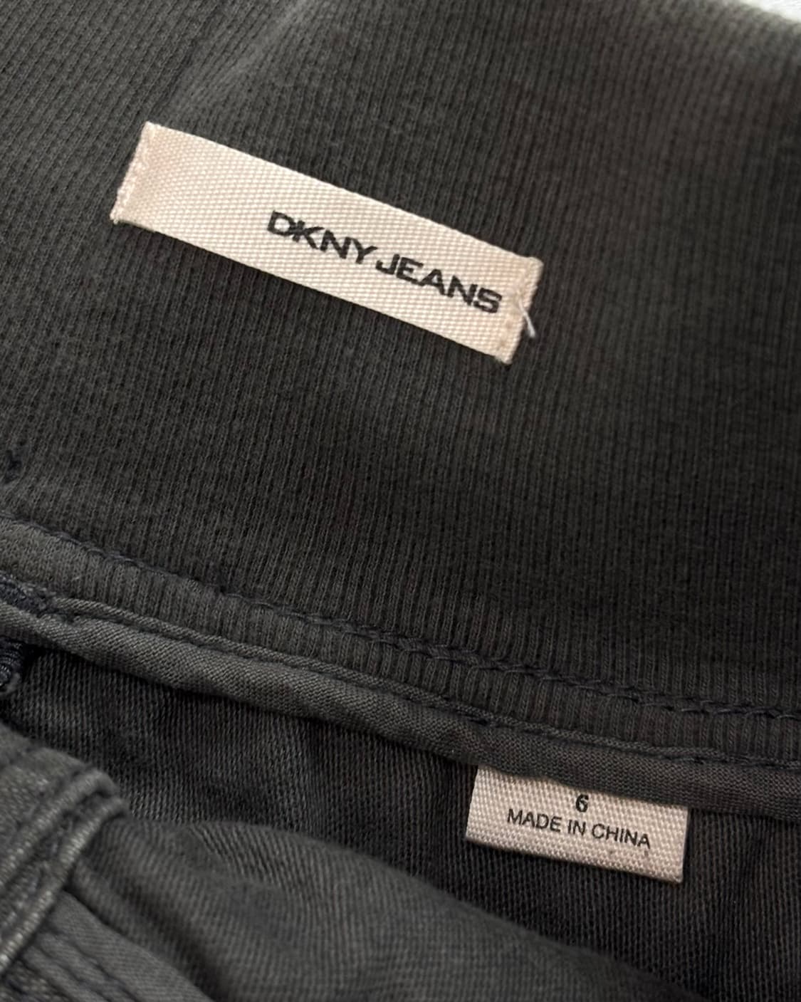 DKNY Jeans 카키브라운 셔링 미니 스커트    상품이미지9
