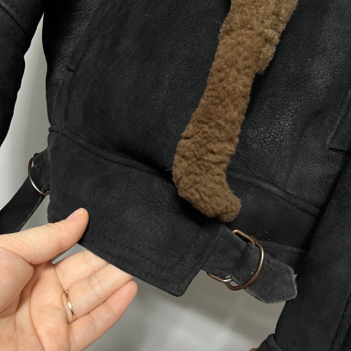 영국 빈티지 리얼 무스탕 상품이미지4