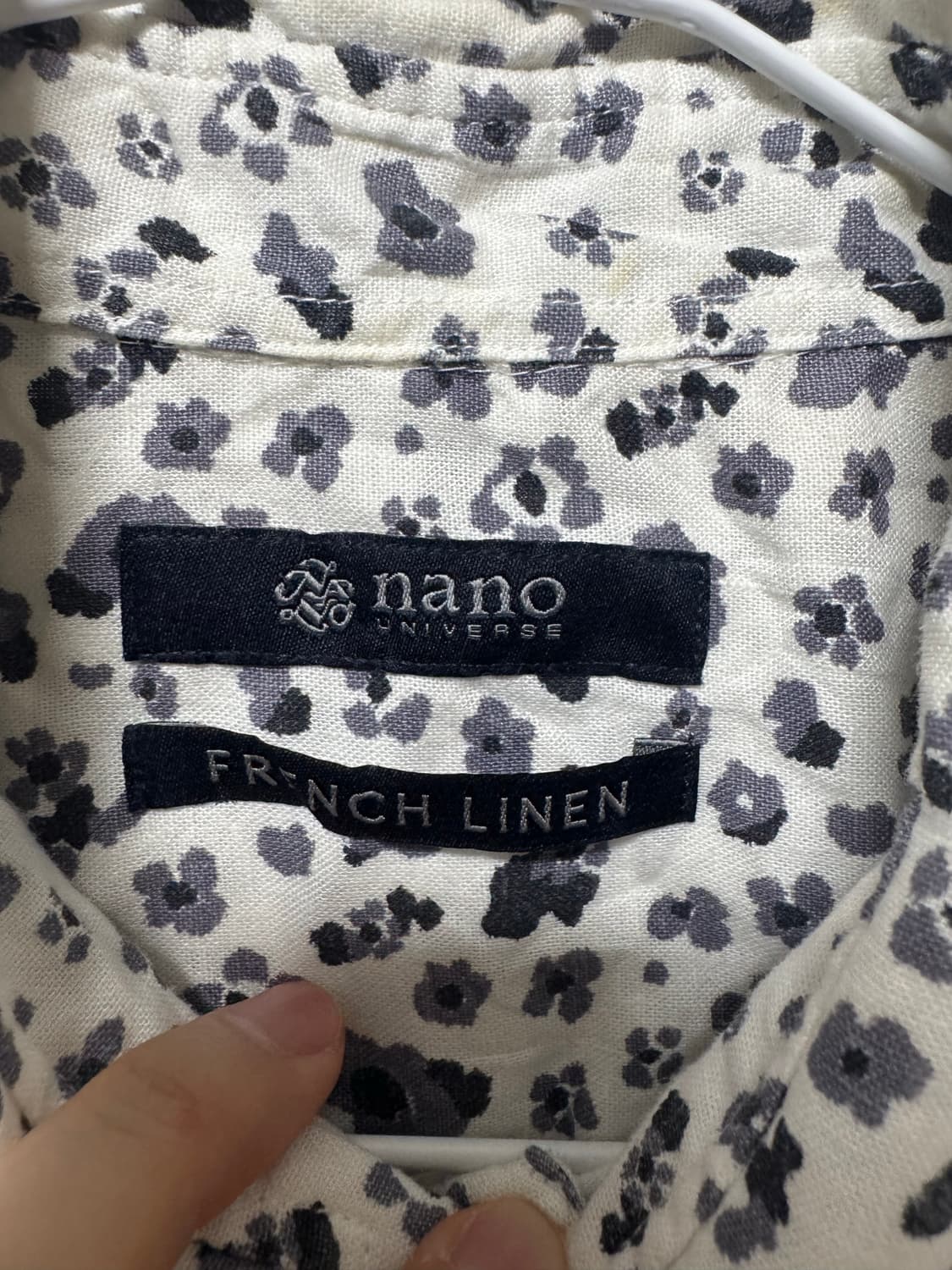 일본 nano universe 프렌치 린넨 셔츠 상품이미지2