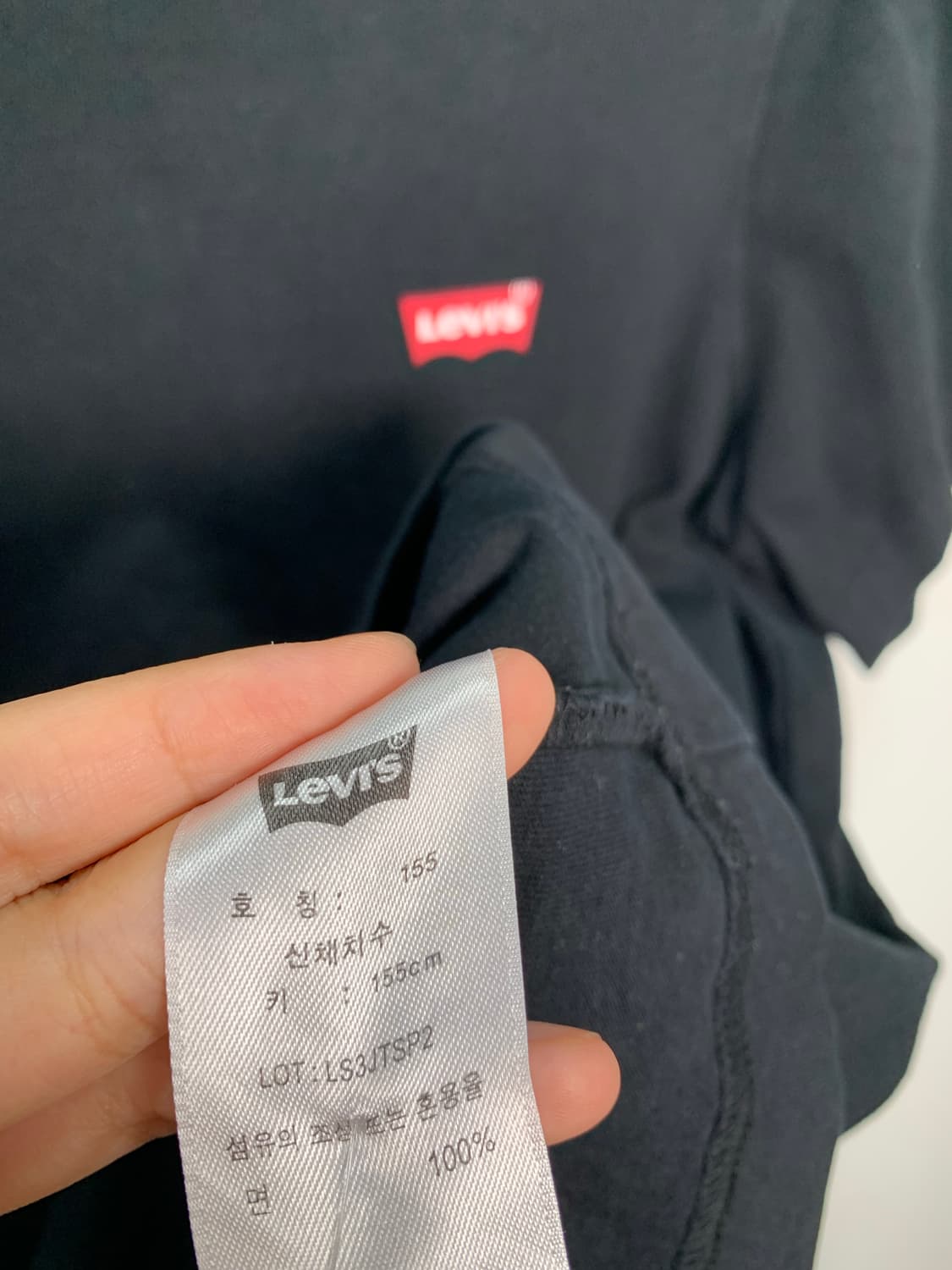 리바이스 블랙 반팔티 상품이미지4