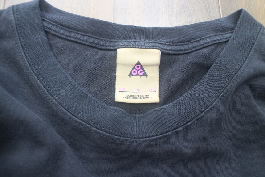 나이키 ACG GX 3D 로고 반팔 티셔츠 블랙 xxl 상품이미지3