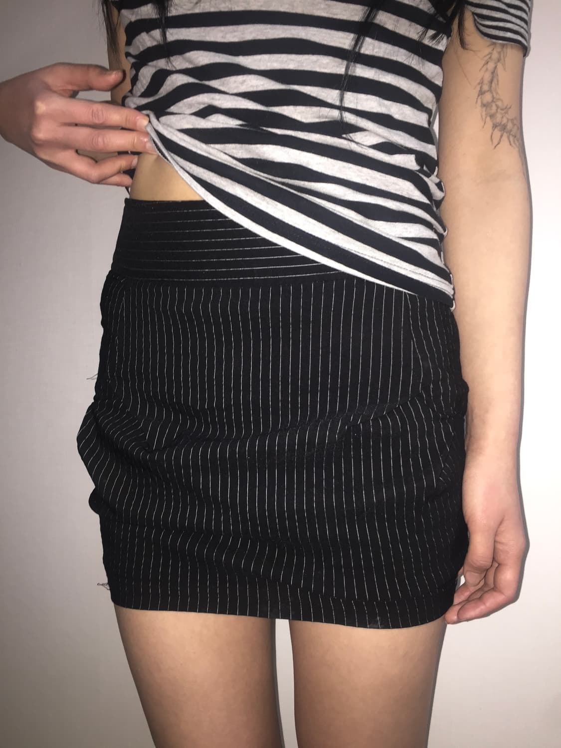 빈티지 스트라이프스커트 상품이미지5