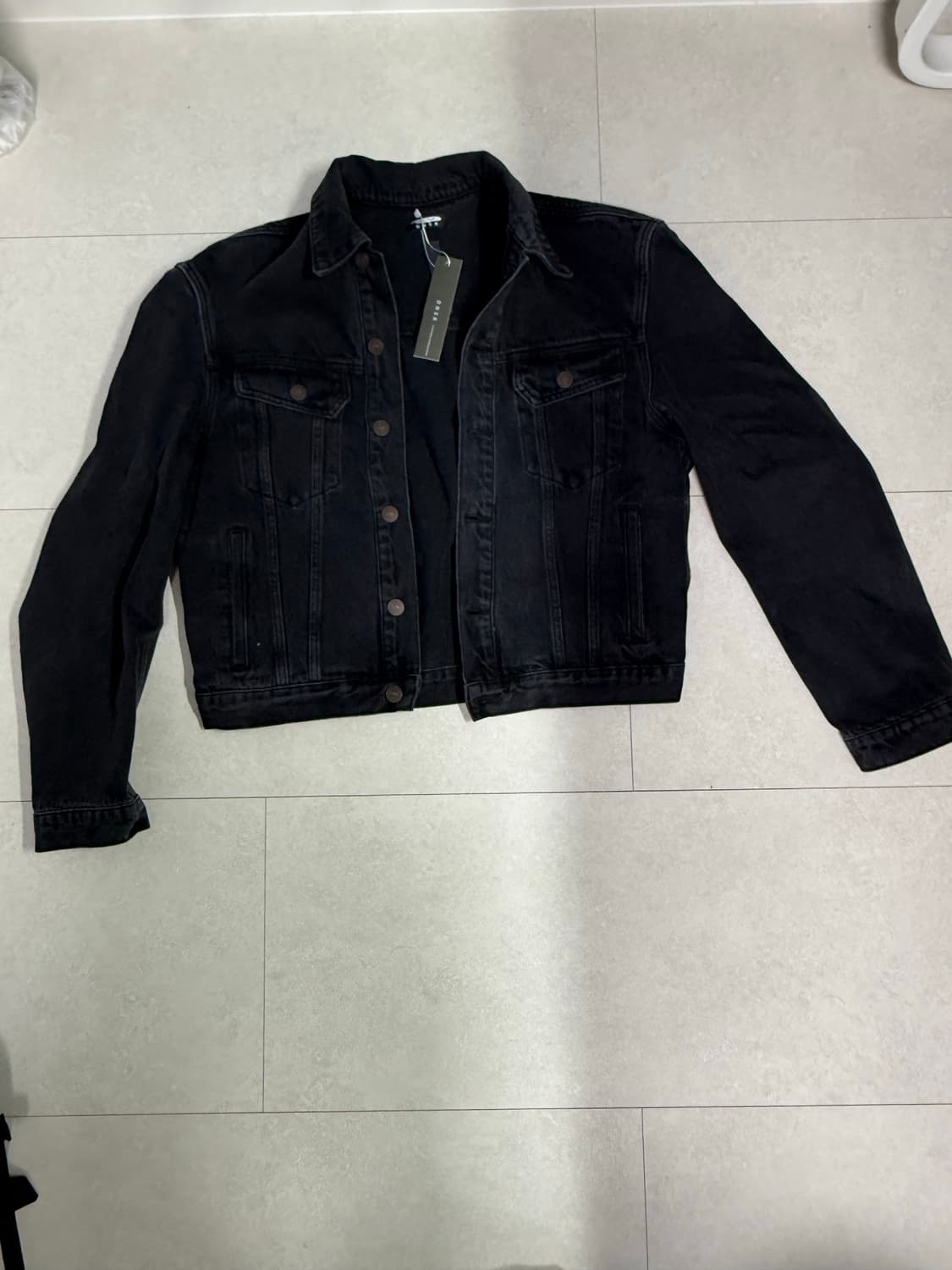 DNSR 레가시 데님 자켓 워시드 블랙 XL 상품이미지4