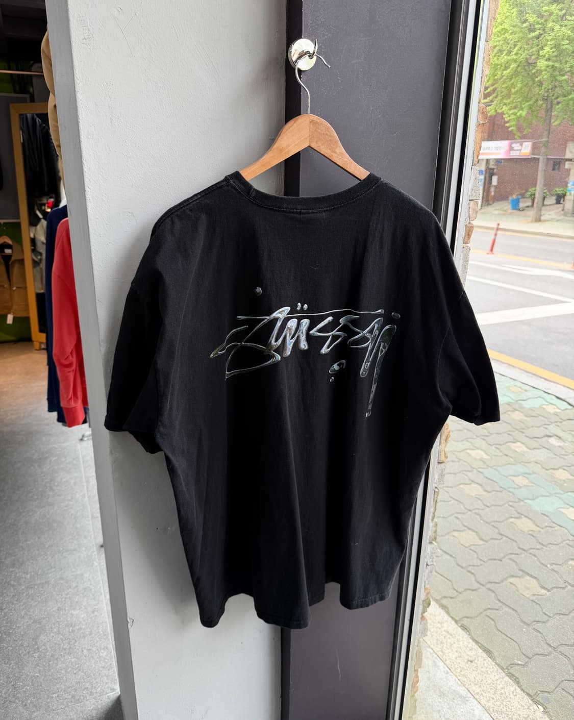 XXL/ 스투시 머큐리 블랙 반팔 상품이미지7