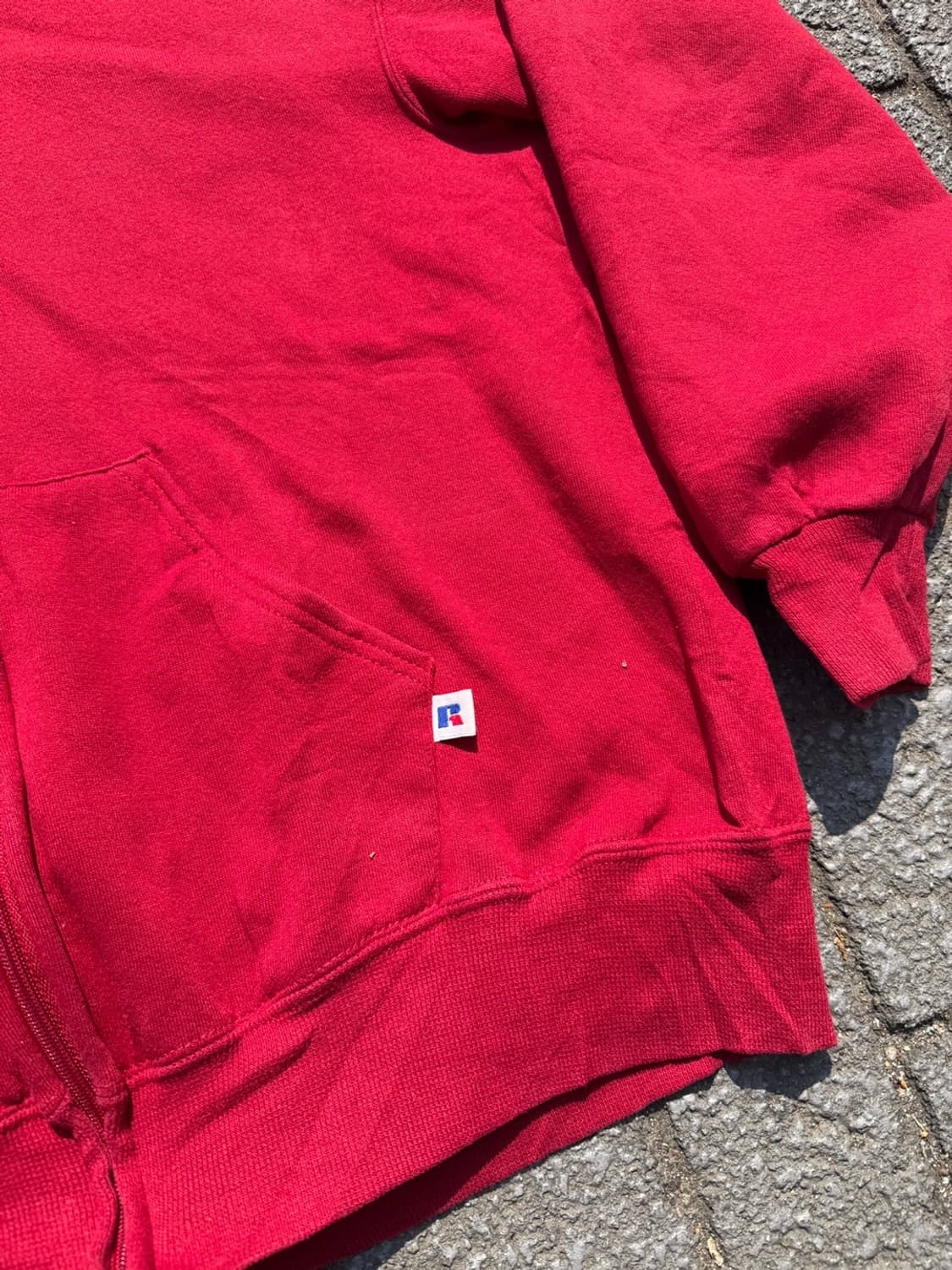 MADE IN USA 🇺🇸 90‘s 러셀 후드집업 레드 상품이미지7