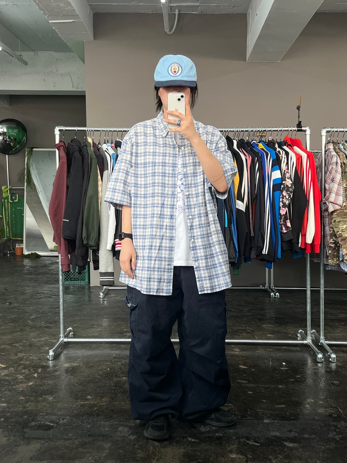 팀버랜드 체크 반팔 셔츠  상품이미지3