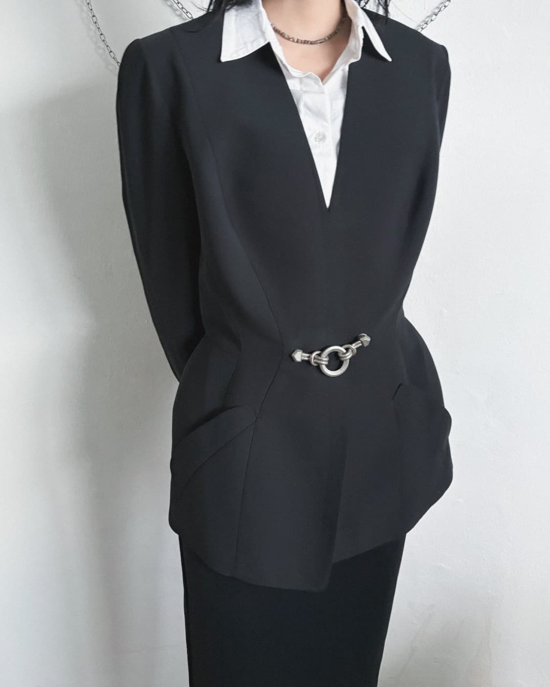 티에리 뮈글러 90s 아카이브 아워글래스 블레이져 상품이미지4