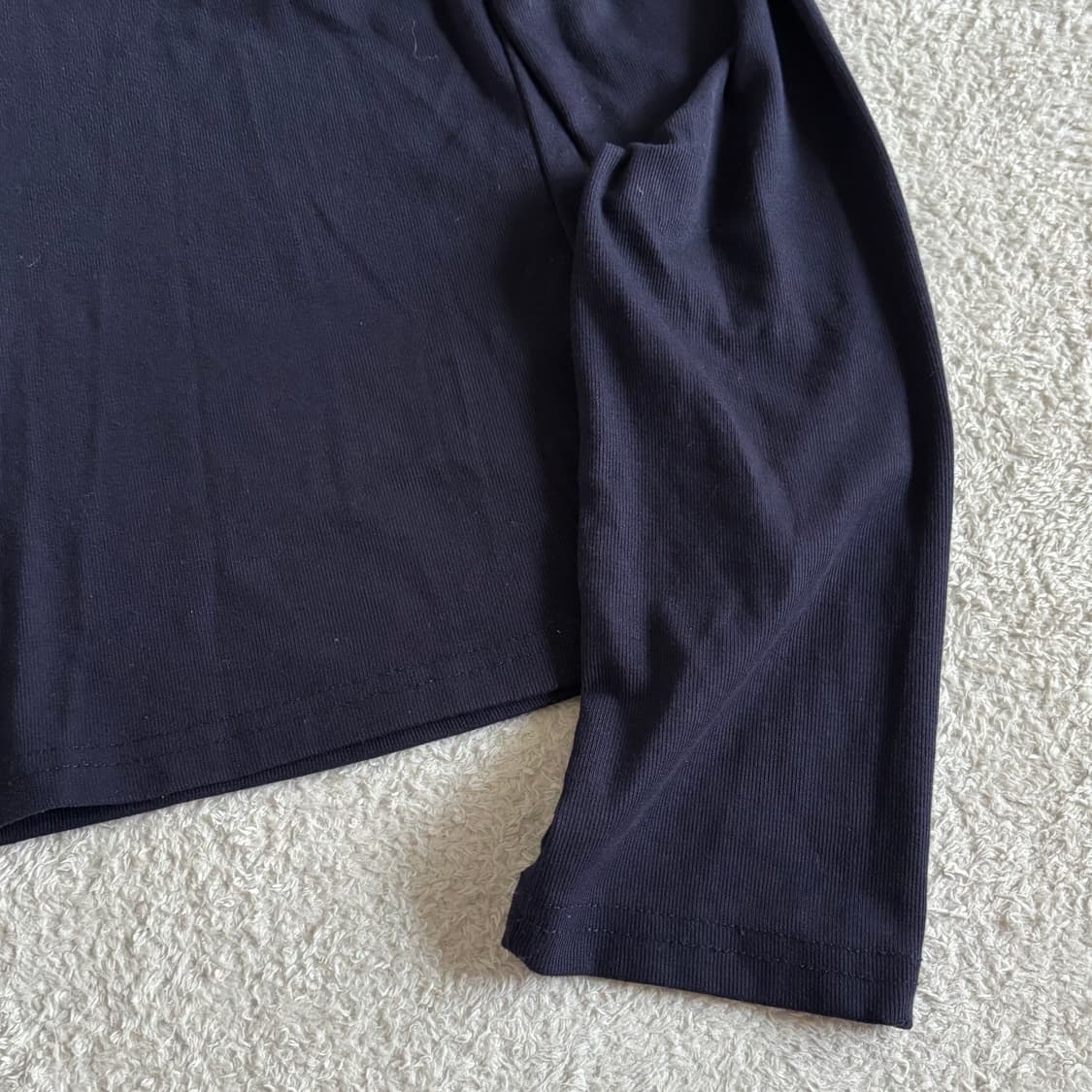 빈티지 네이비 레이스포인트 이너 탑 상품이미지5