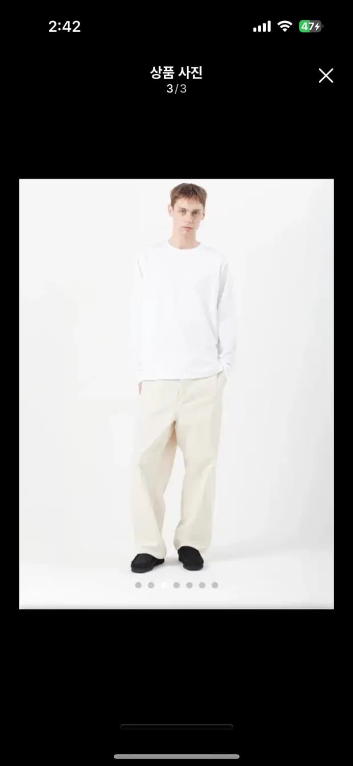 칼하트 wip 드류 팬츠 xs 사이즈 새상품 상품이미지2