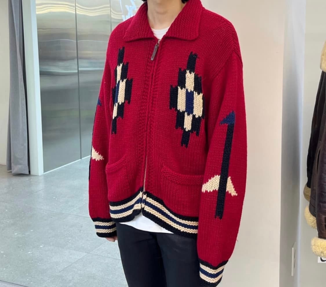 Burden Knitting Mills 80’s 가디건 상품이미지4