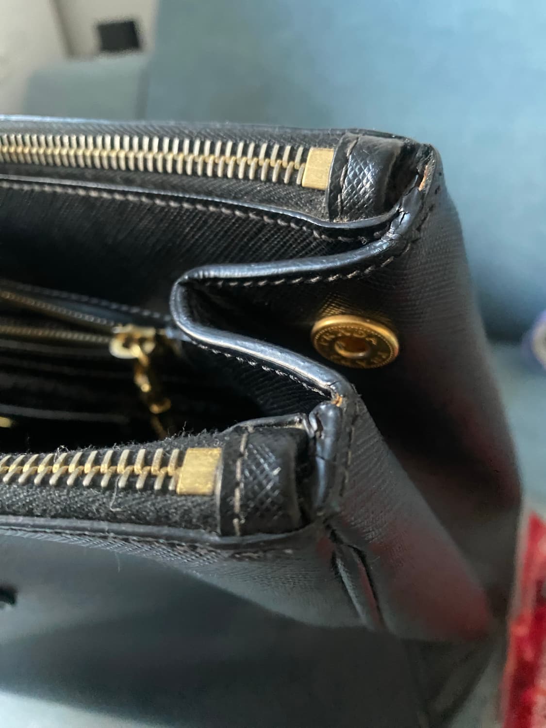 프라다 사피아노 가죽 토트백 상품이미지8