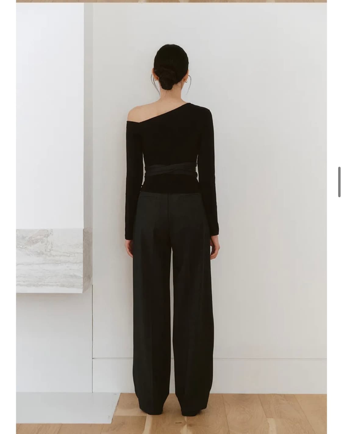 아워코모스 랩 뷔스티에 티셔츠 긴팔 새상품 상품이미지4