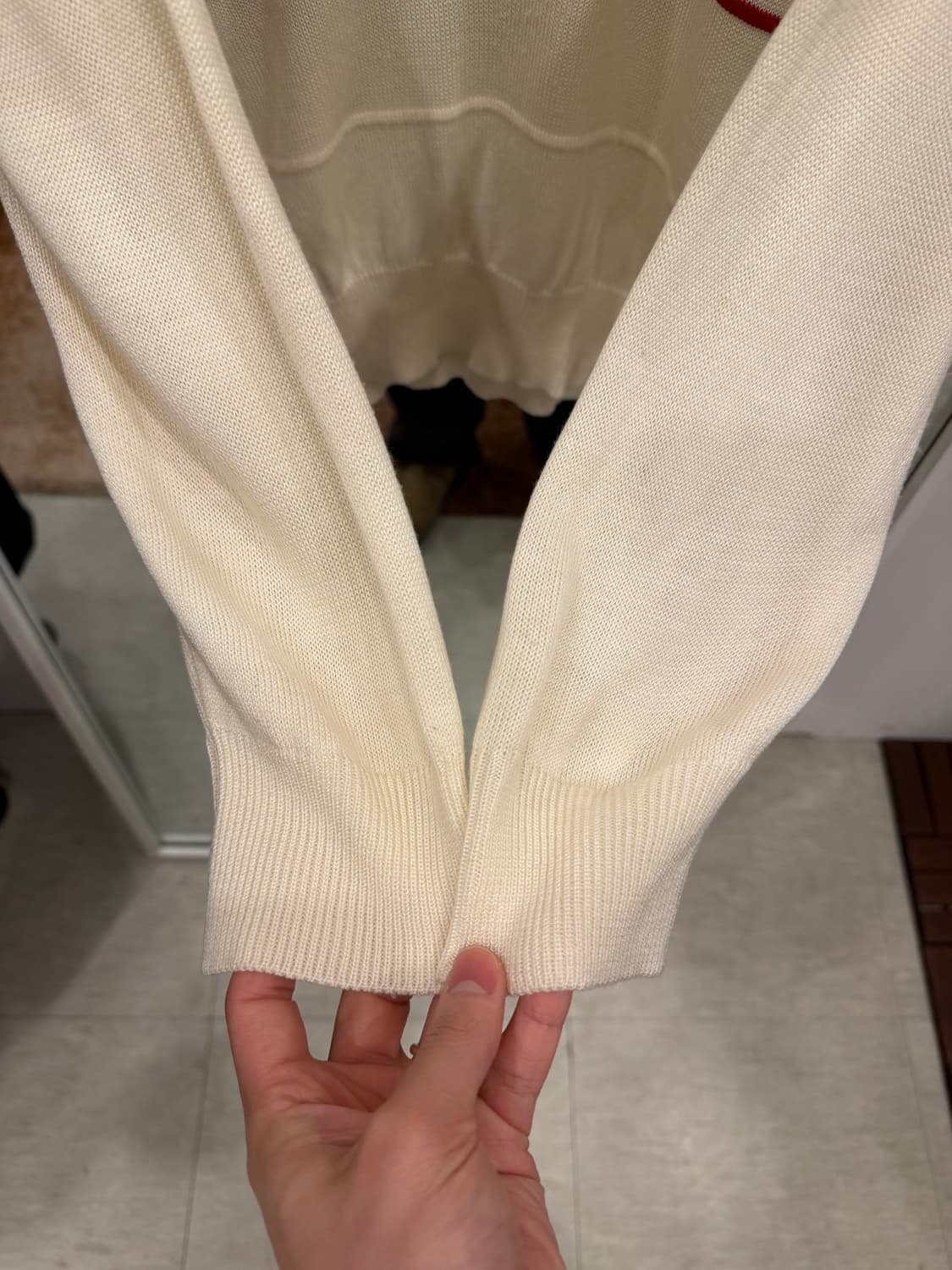 90s Lacoste 라코스테 스트라이프 니트 상품이미지4