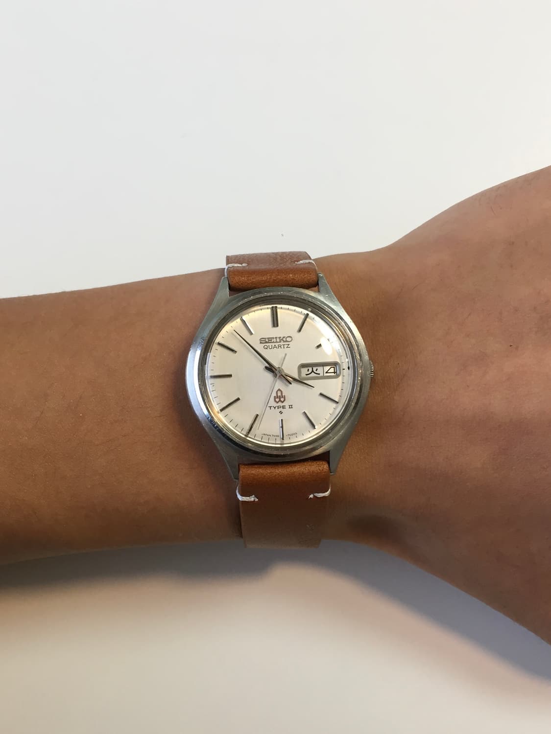 70s seiko type 2 silver dial quartz 상품이미지2