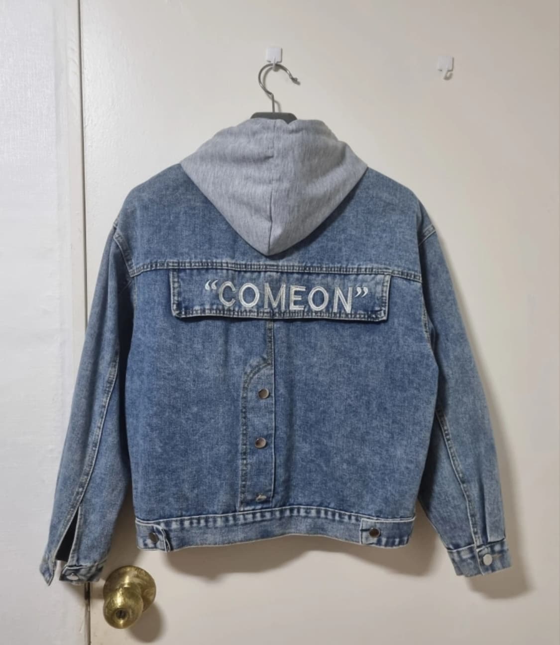 후드 데님 청자켓 FREE 상품이미지2