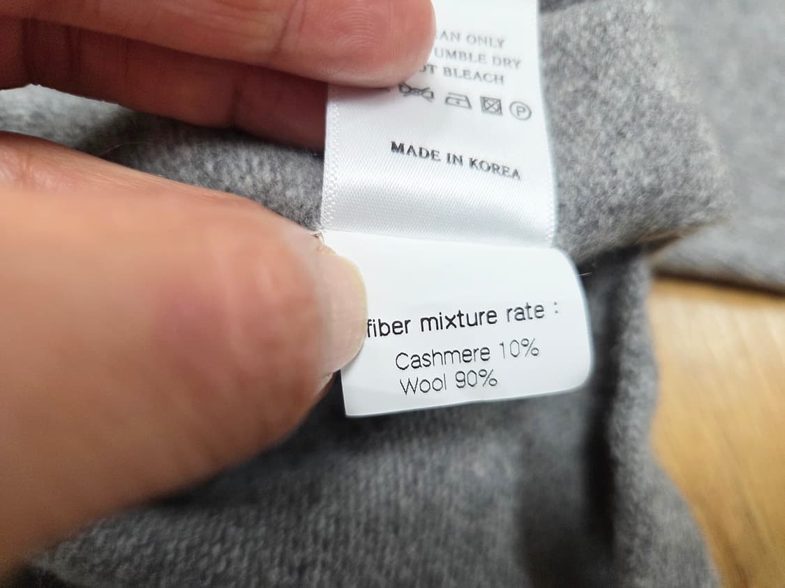 유메르(UMER) 캐시 루즈 홀가먼트 니트 프리사이즈 상품이미지10