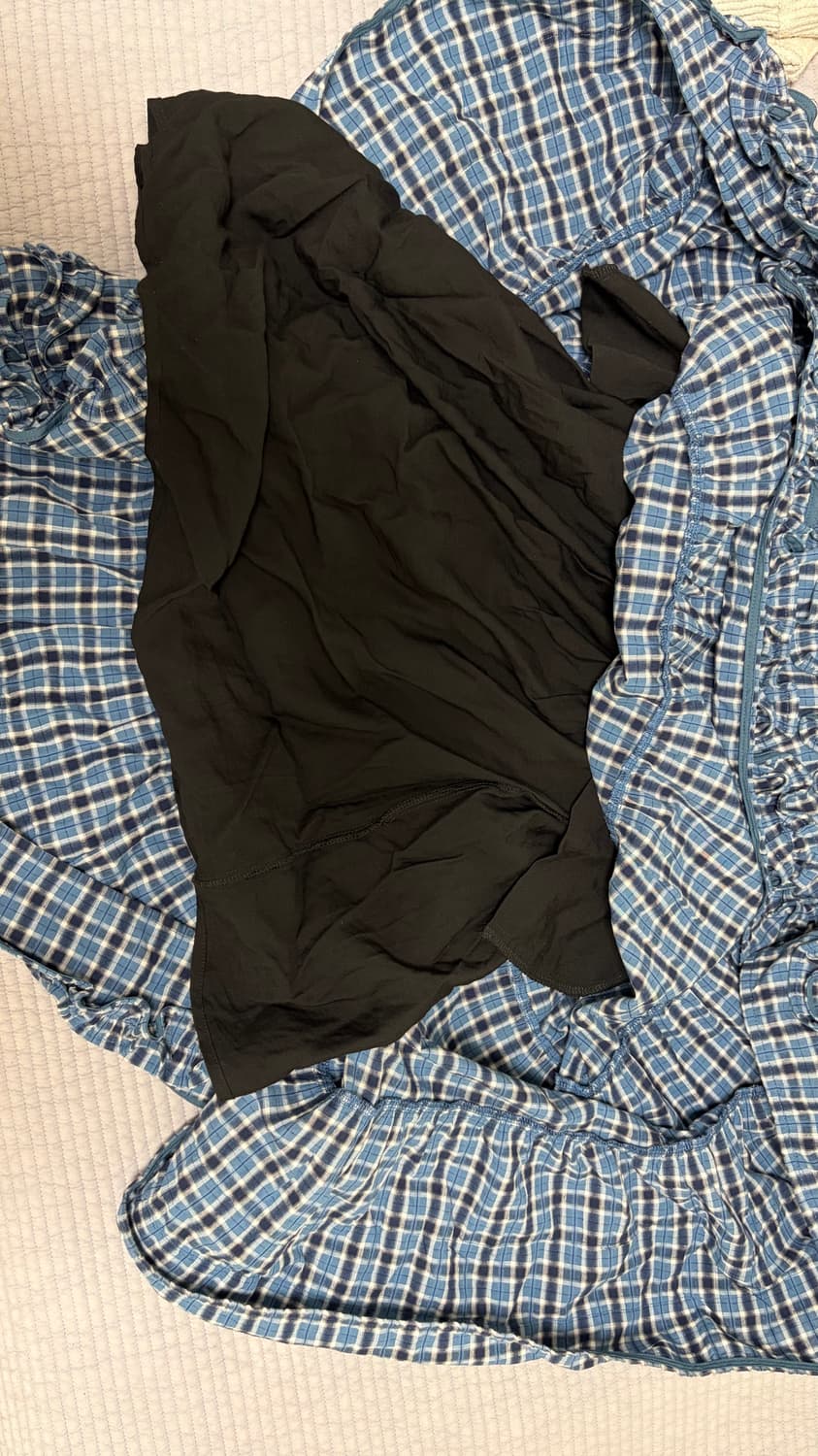 플리즈프로젝트 체크 프릴 스커트 상품이미지5