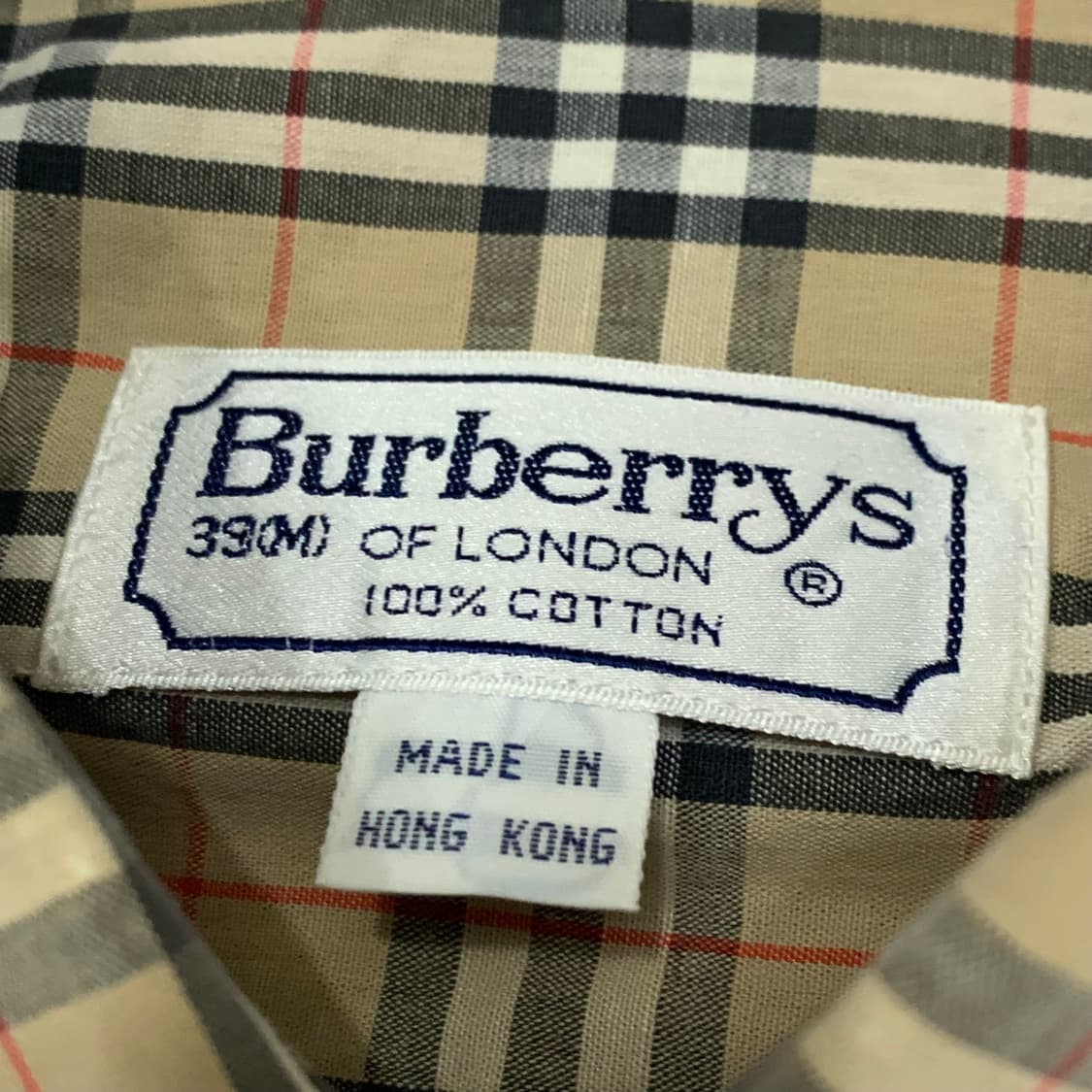 버버리 노바체크 셔츠(정품) 상품이미지4